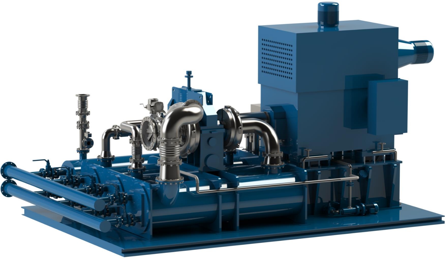 Steam Recompressor Aipus CCP Series Mechanical Vapor Recompression Steam Compressors High ...