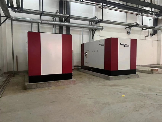 High performance micro oil screw air compressor for heavy machinery equipment