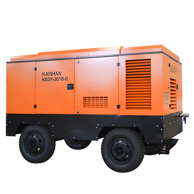 Mobile industrial air compressors for heavy-duty and high-capacity applications